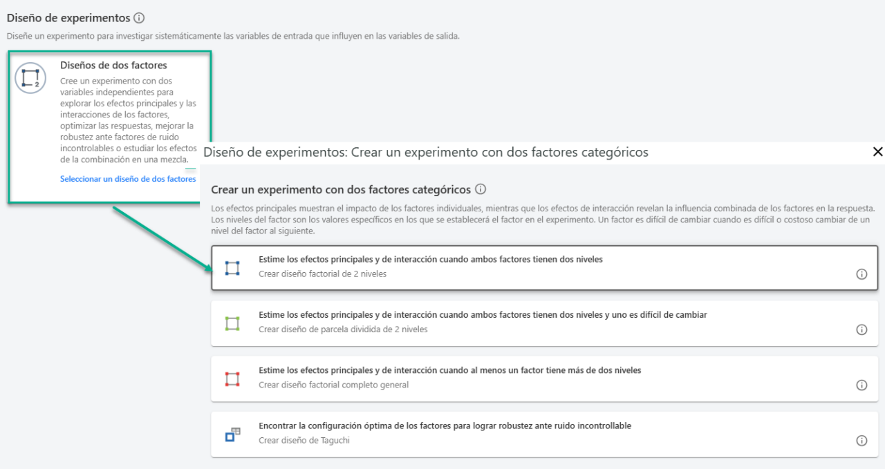 Cuadro de diálogo de Diseños rápidos