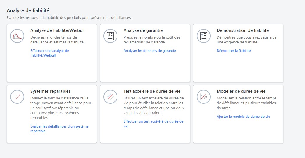 Module d’analyse de la fiabilité