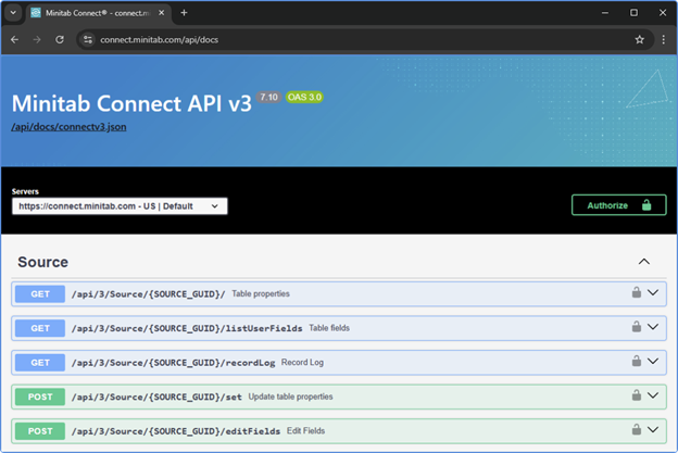 Documentação da API do Connect