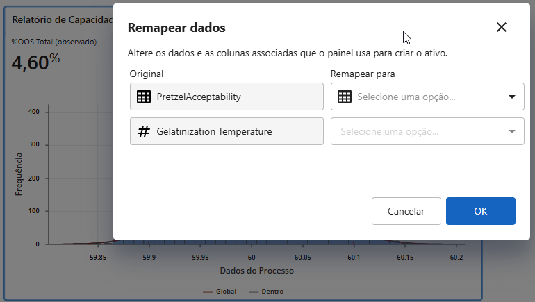 Copiar e remapear ativos do painel